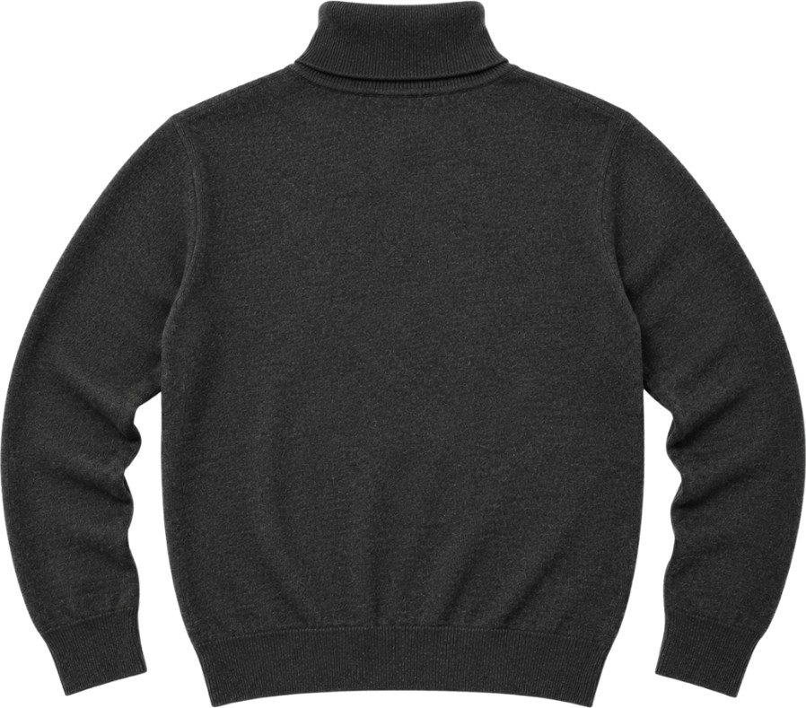 Battal Moda Erkek Büyük Beden Antrasit Tam Balıkçı Triko Kazak 3xl-4xl-5xl-6xl görsel 5