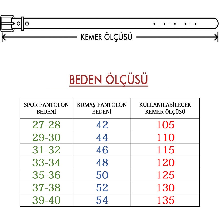 Deribond Spor Erkek Kemer görsel 5
