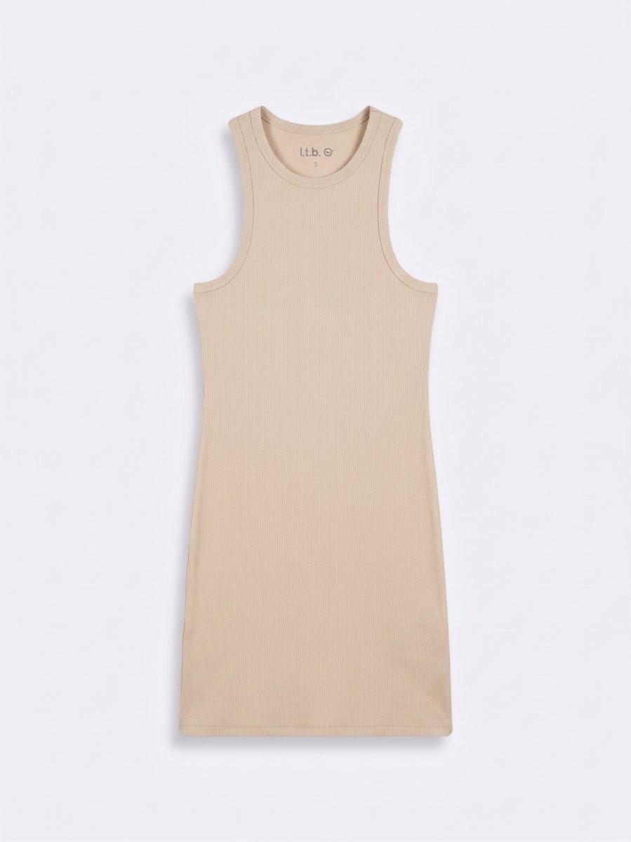 LTB Kaşkorse Basic Krem Elbise görsel 3