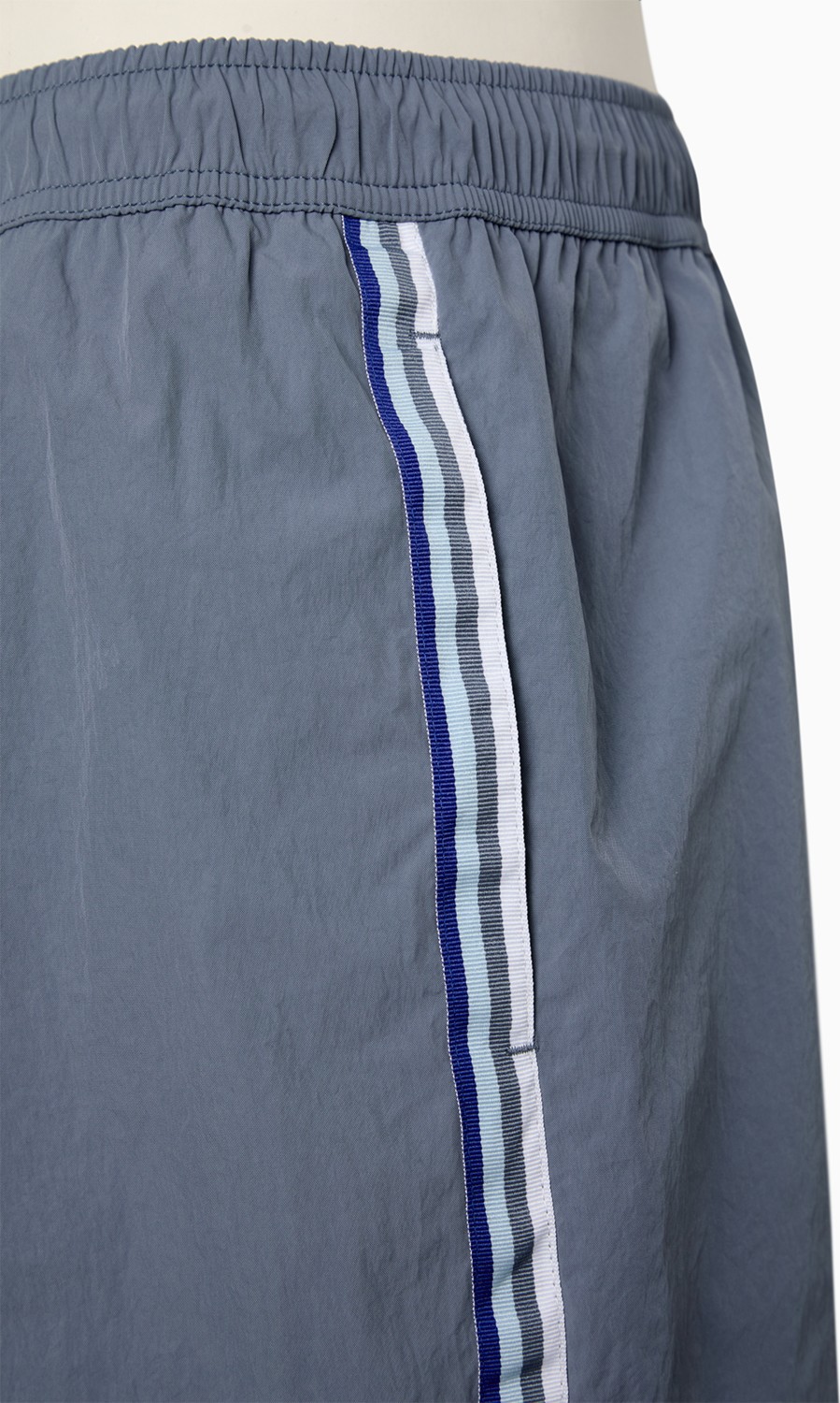 Penti Gri Stripe Detail Çizgili Erkek Deniz Şortu görsel 2