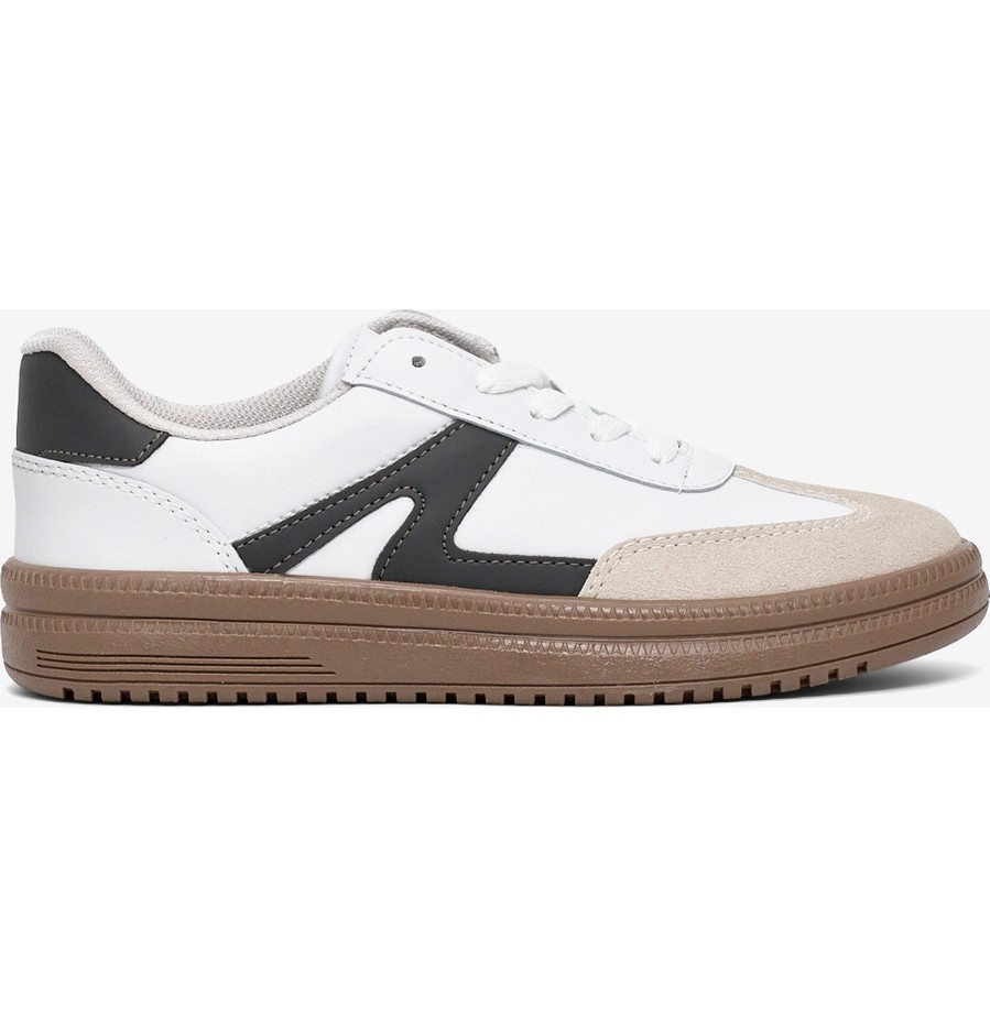 Tonny Black Kadın Bej Kahve Kauçuk Taban Bağcıklı Sneaker Rahat Kalıp Modern Tasarım görsel 8
