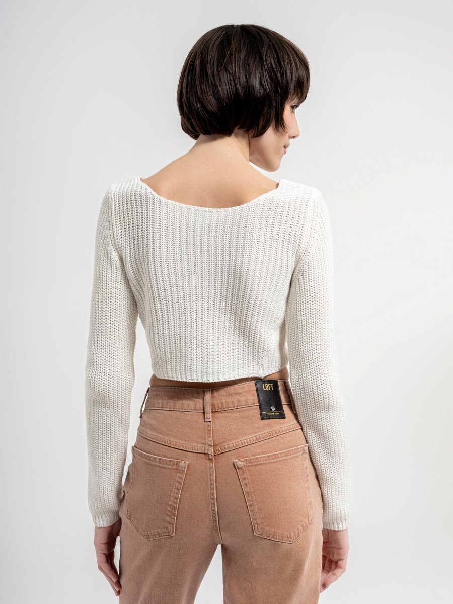 Loft Crop Kadın Hırka görsel 3