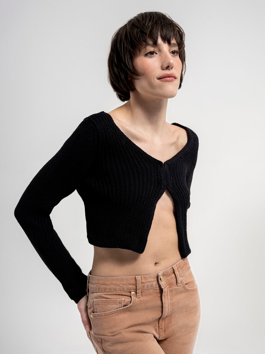 Loft Crop Kadın Hırka