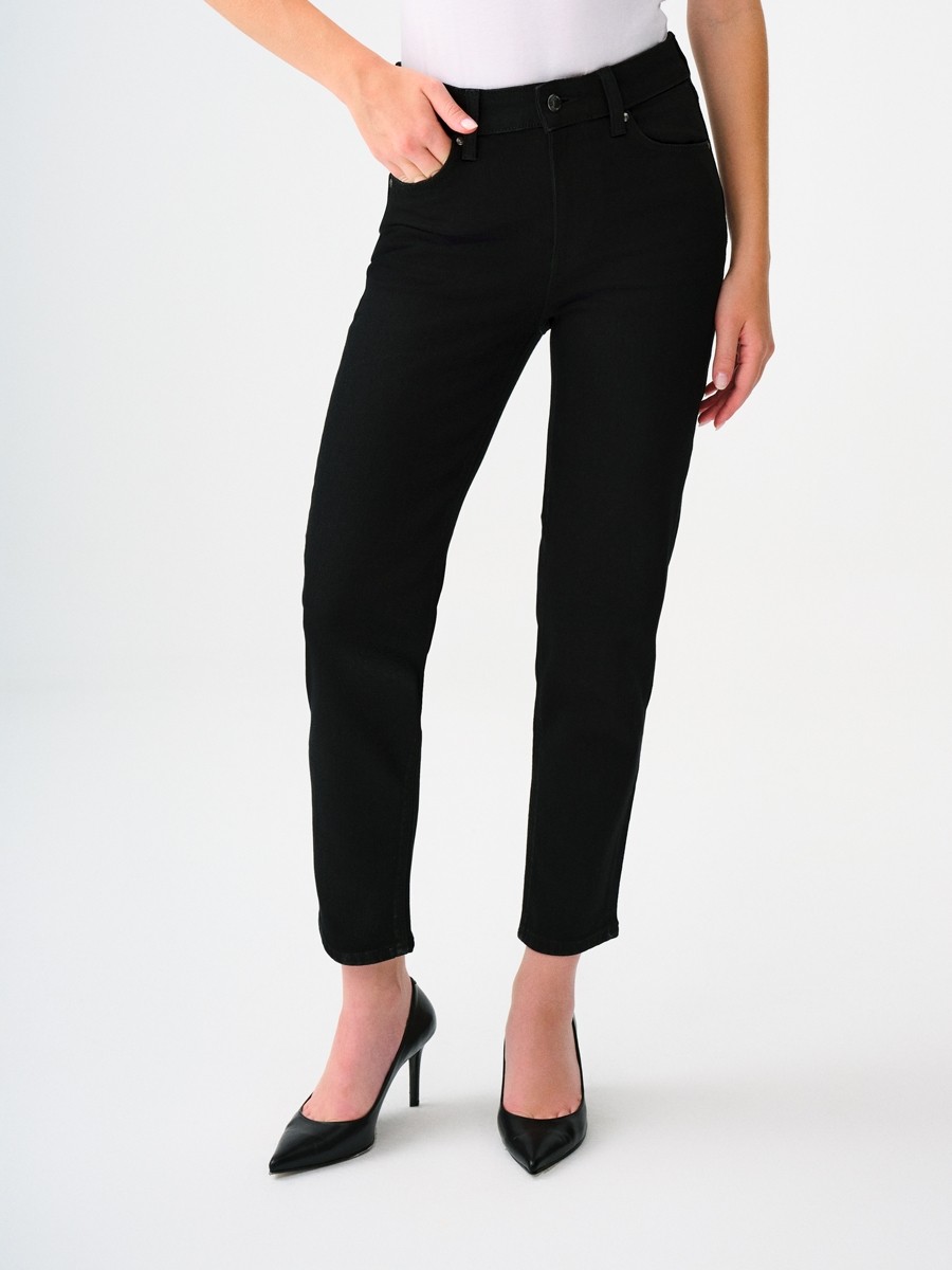 Loft Kadın Jean Desenli Dar Paça Günlük Stil %99 Pamuk Slim Fit Modeli görsel 4