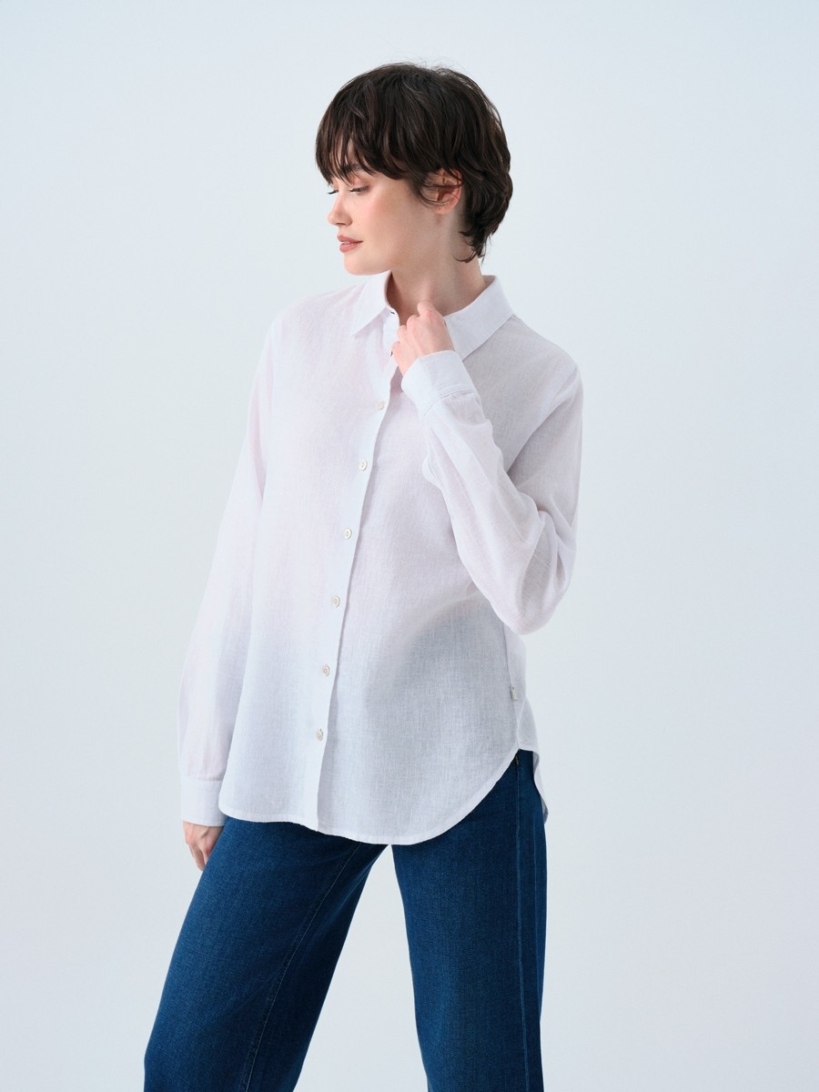 Loft Loose Fit Kadın Gömlek U.kol
