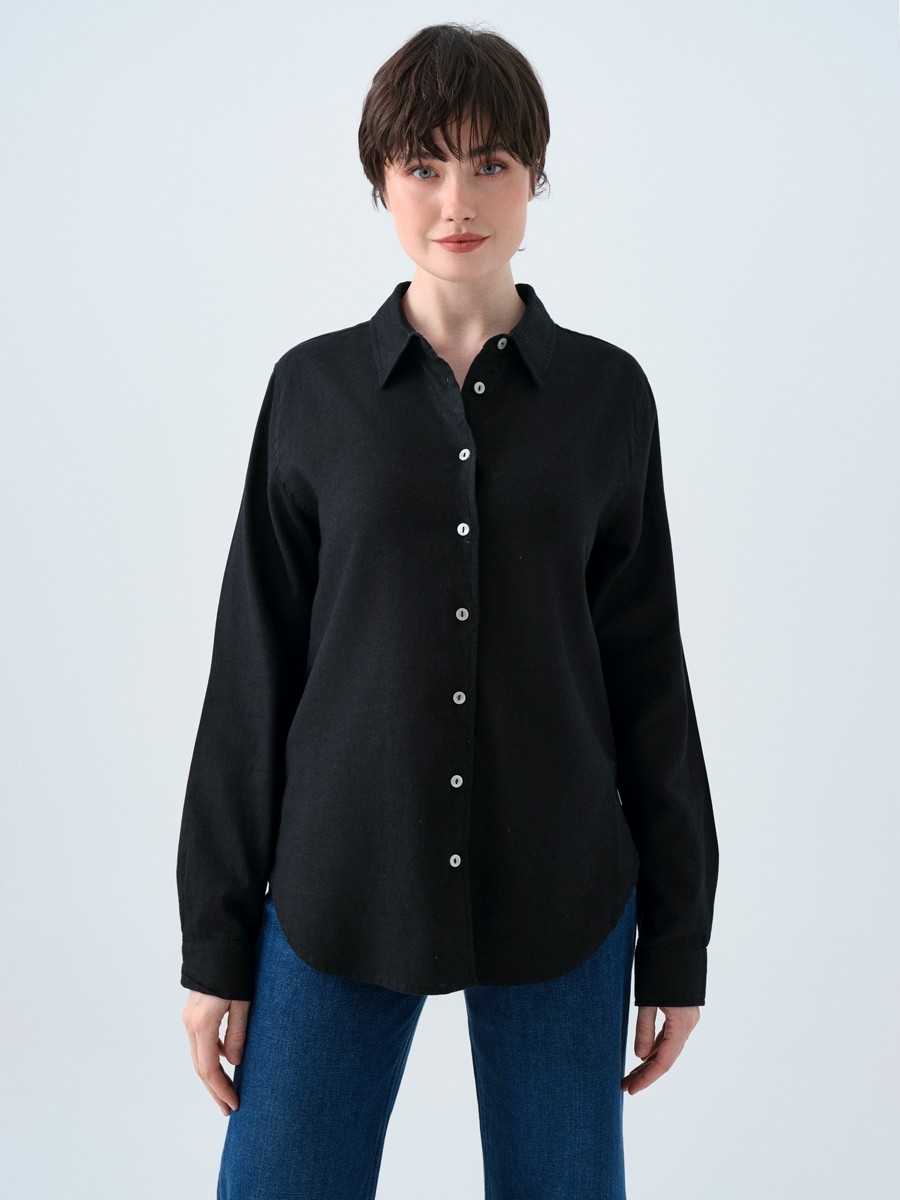 Loft Loose Fit Kadın Gömlek U.kol