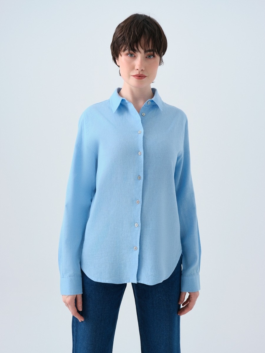 Loft Loose Fit Kadın Gömlek U.kol