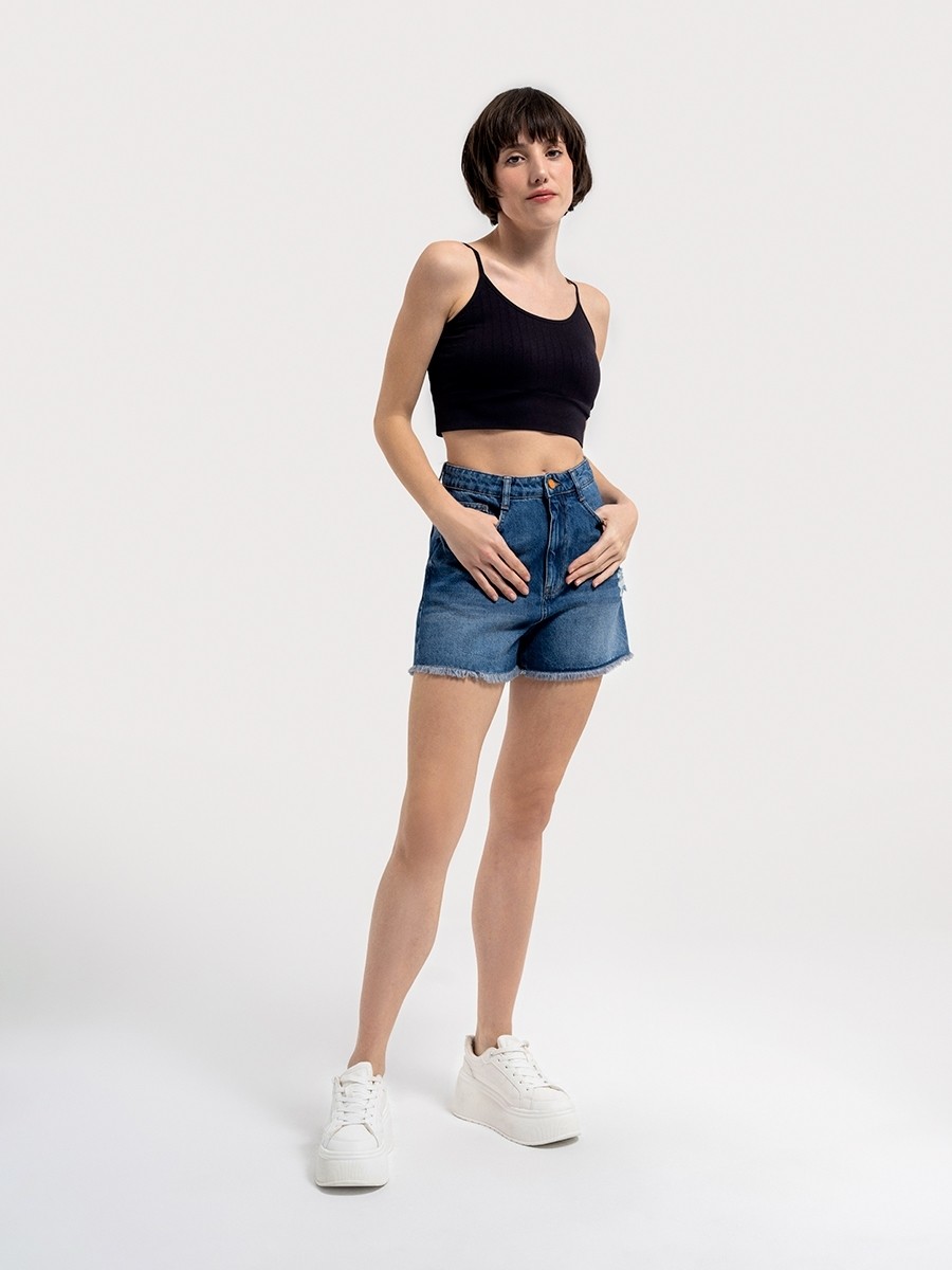 Loft Regular Fit Kadın Şort görsel 6