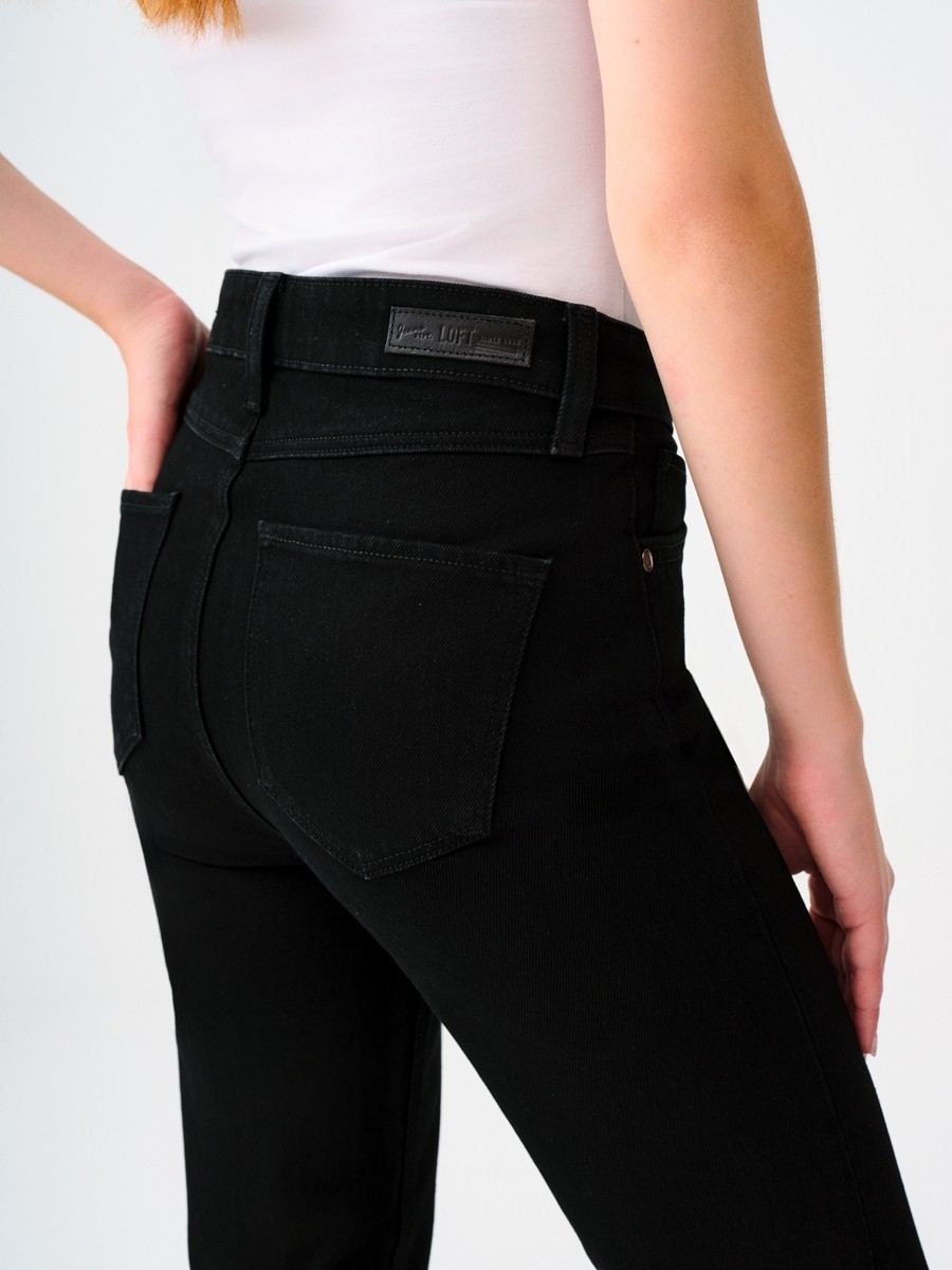 Loft Kadın Jean Desenli Dar Paça Günlük Stil %99 Pamuk Slim Fit Modeli görsel 7