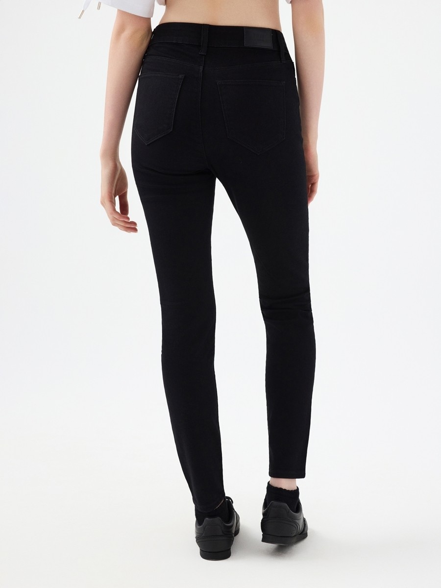 Loft Kadın Jean Pantolon Siyah LF2037054 görsel 7