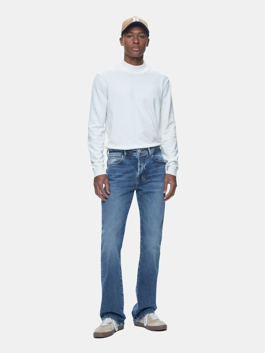 LTB Tınman 401 Orta Bel Düz Paça Mid Indigo Jean Pantolon