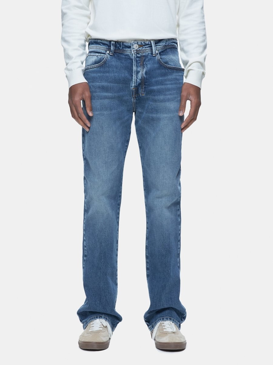 LTB Tınman 401 Orta Bel Düz Paça Mid Indigo Jean Pantolon görsel 2