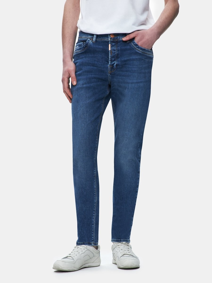 LTB Servando 600 Dar Paça Orta Bel Mid Indigo Jean Pantolon görsel 2