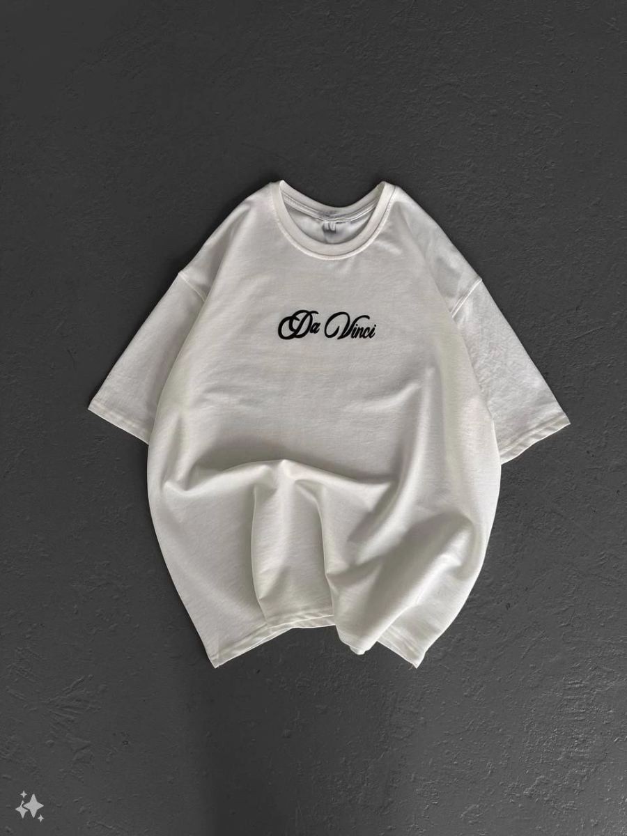 Fantastik Store Erkek Baskılı T-Shirt Kısa Kol Bisiklet Yaka Regular Fit Rahat Kalıp Günlük Tişört - Beyaz görsel 4