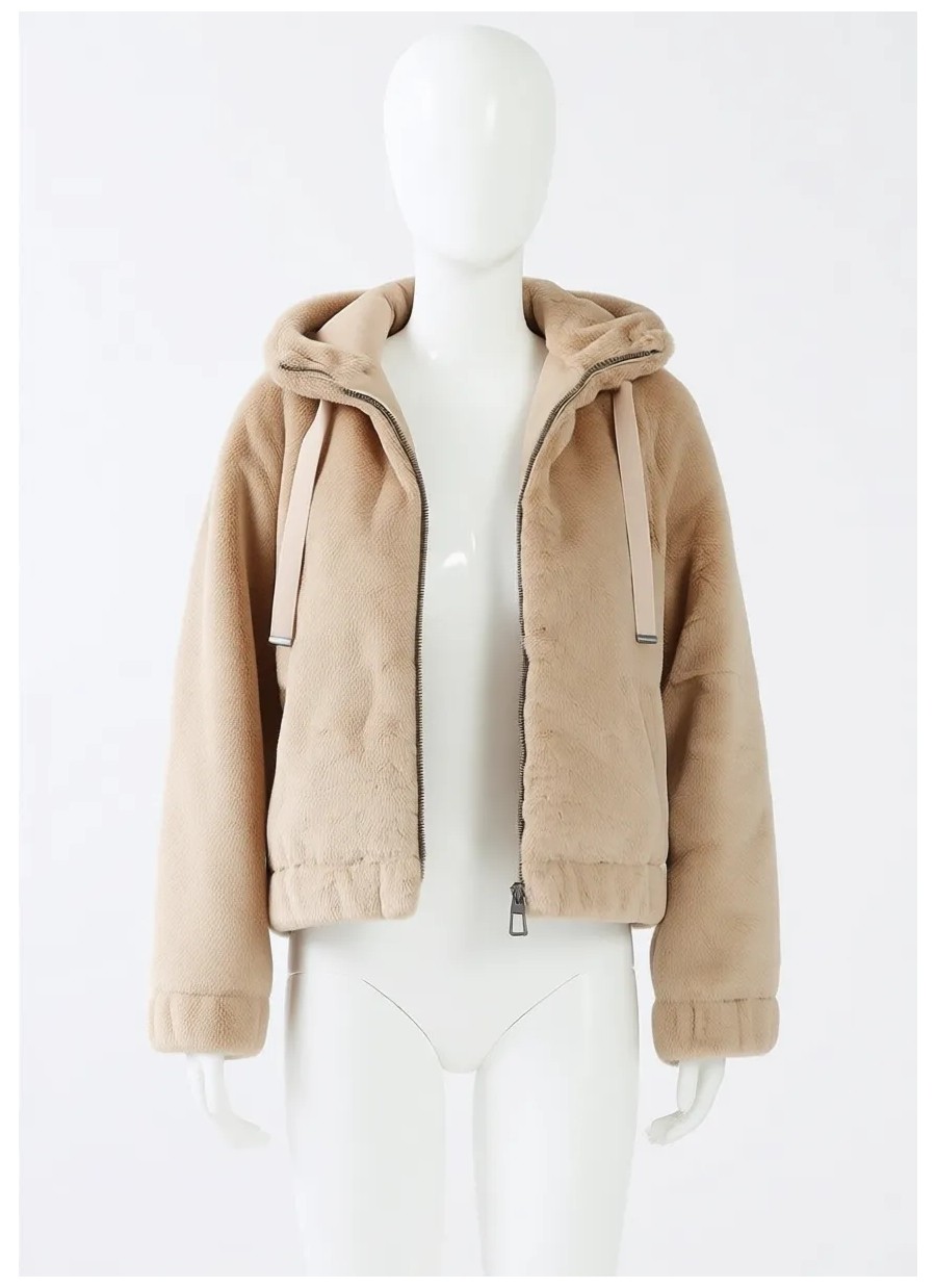 Only Kadın Siyah Kapüşonlu Uzun Kol Jacket 15260047 Düz Desenli Günlük Stil görsel 6