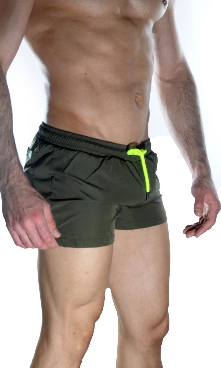 Hace Bazaar Modlive Erkek Yeşil Mini Mayo Short görsel 3