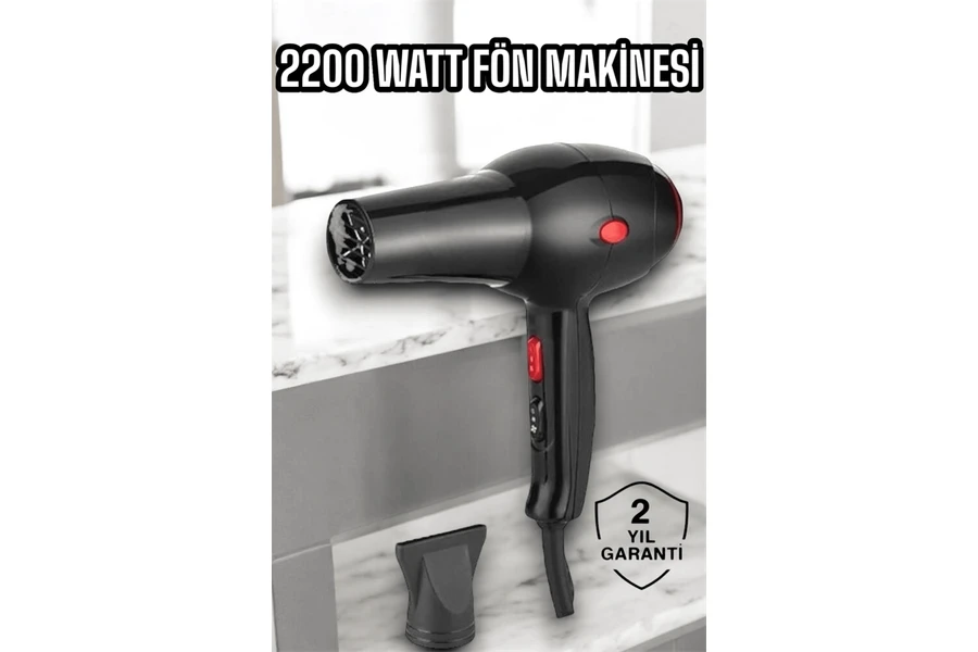 Resim Ronanna Soğuk ve Sıcak Üfleme Özellikli Ac Motorlu Saç Kurutma Makinesi 