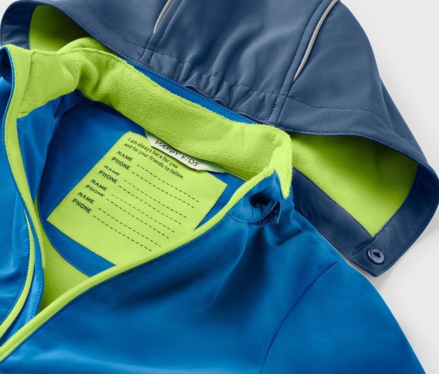 Tchibo Çocuk Softshell Ceket, Mavi görsel 5