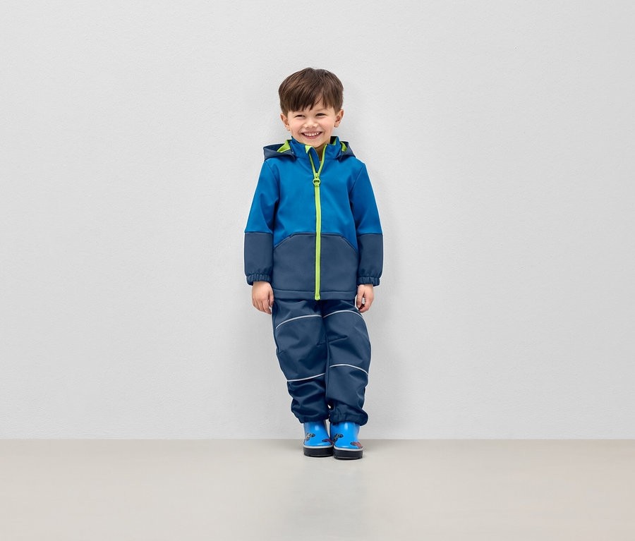 Tchibo Çocuk Softshell Ceket, Mavi görsel 7