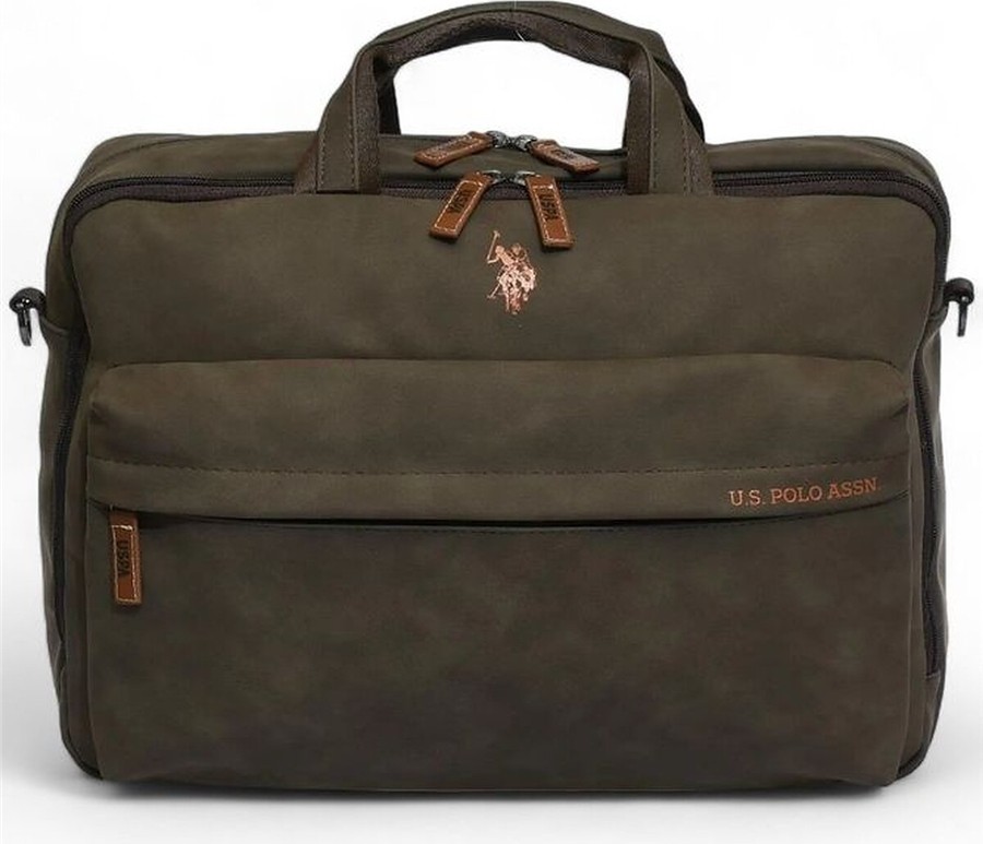 U.S. Polo Assn. PLEVR23624 Kahverengi Unisex Evrak Çantası