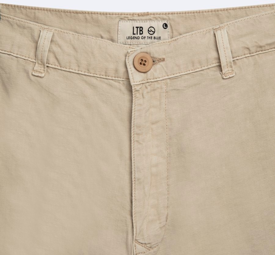 LTB Spor Comfort Fit Bej Bermuda görsel 4