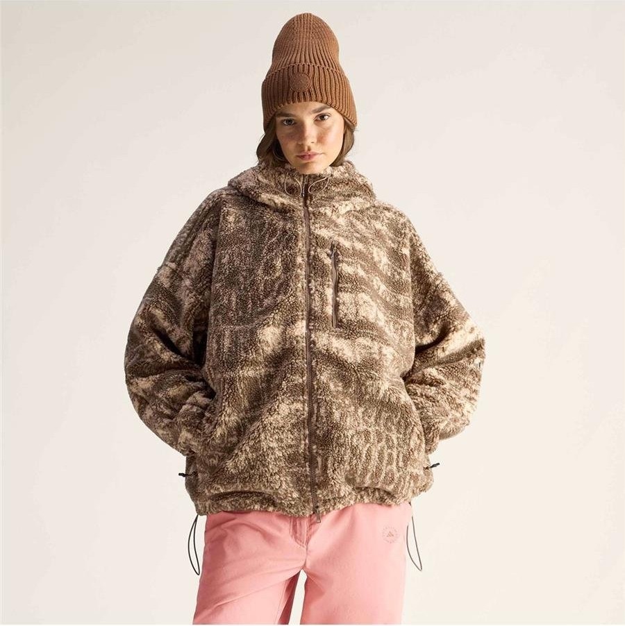 adidas by Stella McCartney JM3675 adidas By Stella McCartney Full-Zip Printed Winter Fleece görsel 6