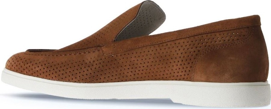 Bueno Shoes Taba Açık Süet Erkek Loafer 01MA8200 görsel 4