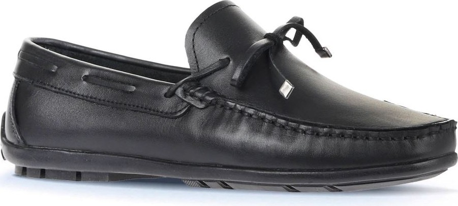 Bueno Shoes Siyah Deri Erkek Loafer 21MA214 görsel 2