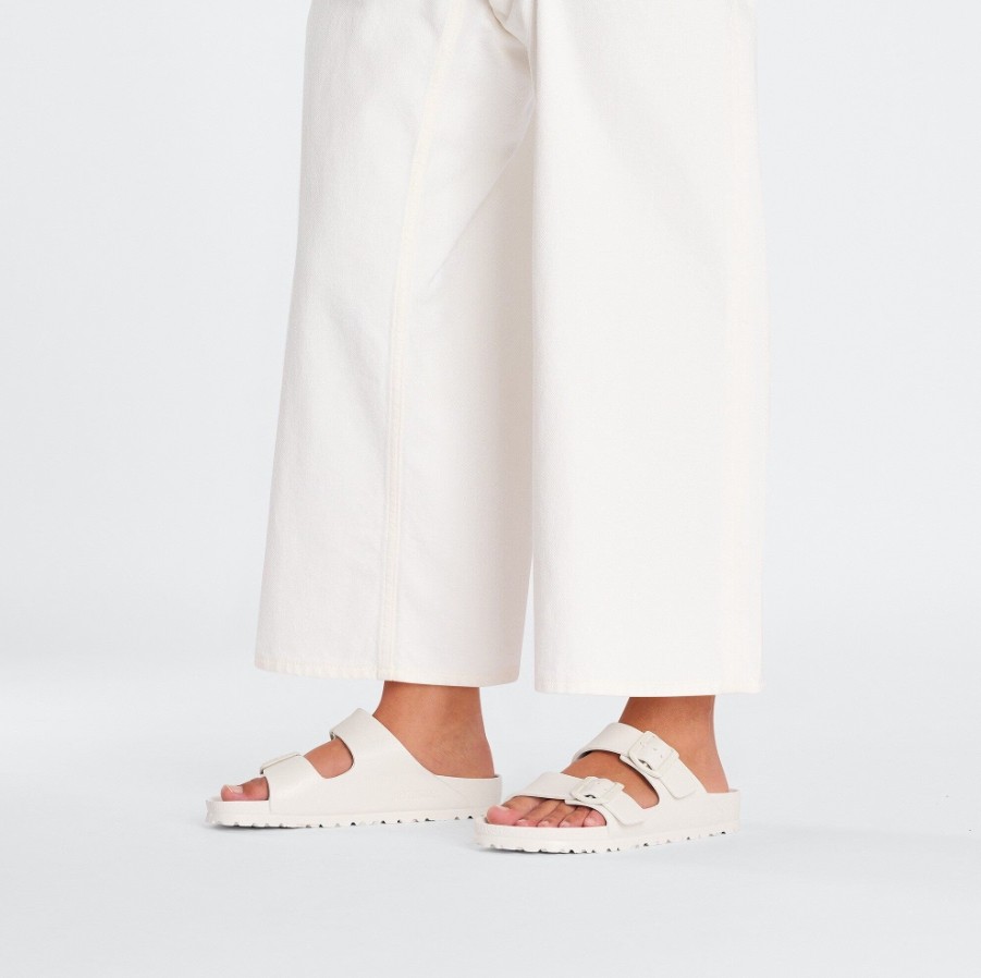 Birkenstock Arızona Eva Çift Bantlı Ekru Kadın Terlik 1027384 görsel 7