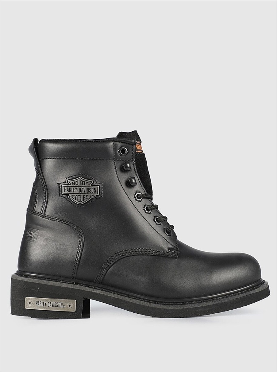 Harley Davidson 025M100109 Gıbson Erkek Bot - Siyah Deri