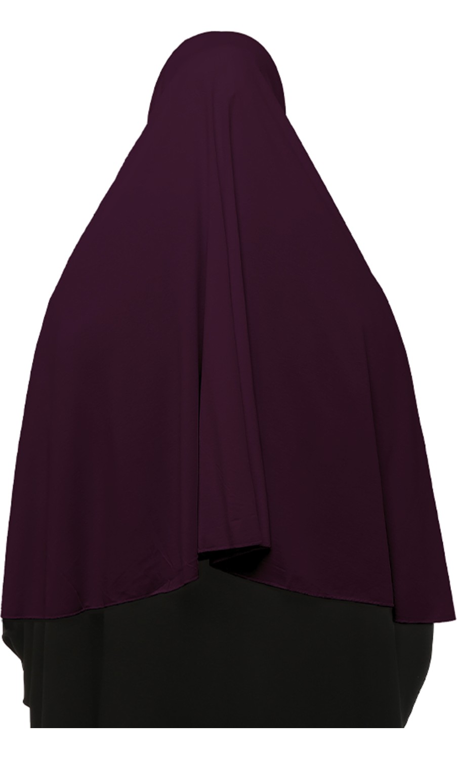 Altobeh Hazır Türban Peçeli Pratik Eşarp Tesettür Nikaplı Hijab - Namaz Örtüsü Sufle (3Xl) - Füme görsel 6