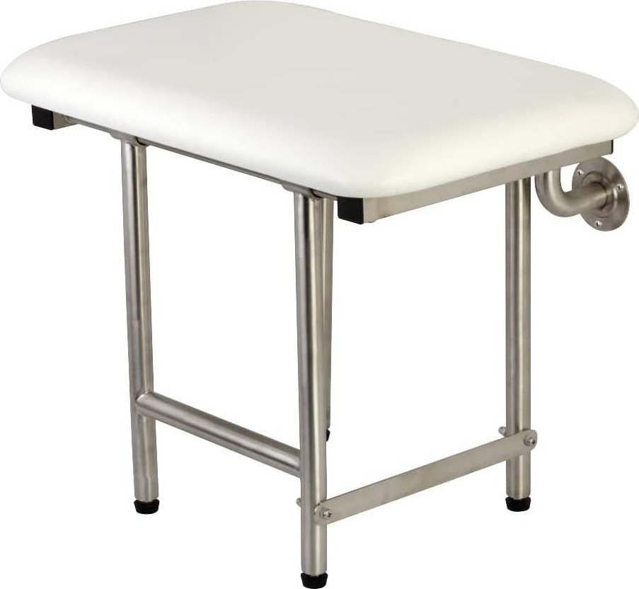 KBSS2216P Adascape Duş Koltuğu, Fırçalanmış Paslanmaz Çelik görsel 2