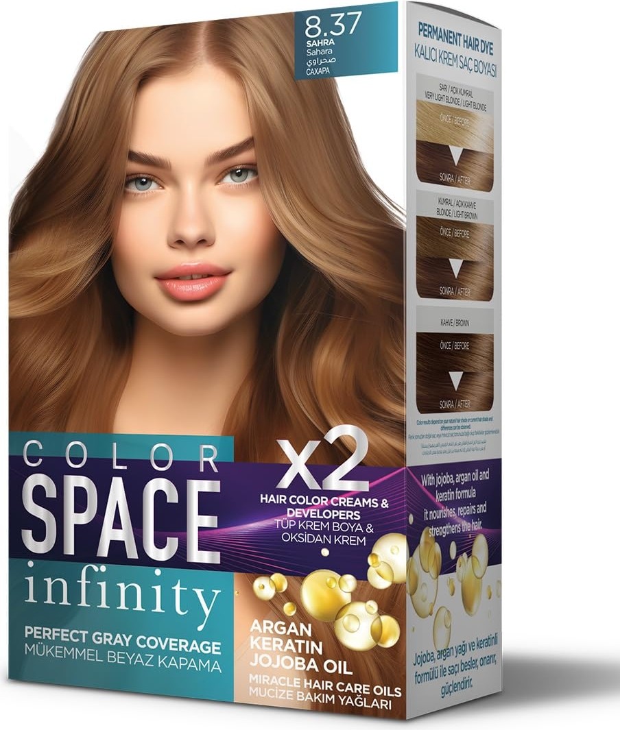 Die Grup Color Space Infınıty Set Saç Boyası 8.37 Sahra