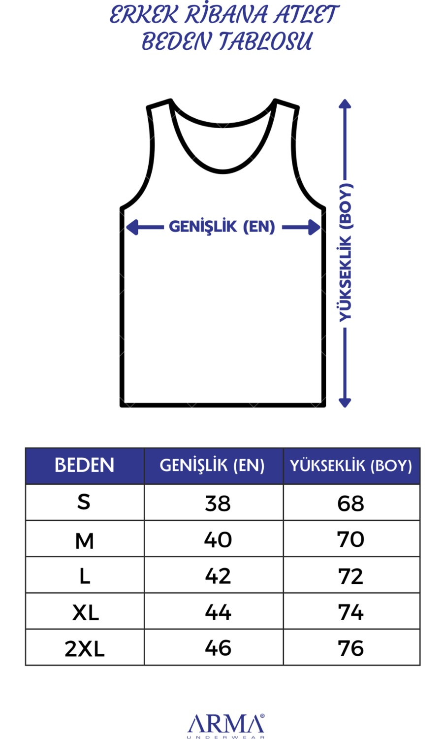 Arma Yıldız Erkek Gri Ribana Atlet 3'lü Paket %100 Pamuklu görsel 5