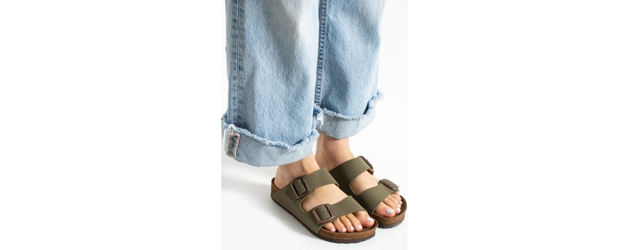 Sivarro Mantar Taban Unisex Çift Tokalı Terlik, Ortopedik, Hafif, Kaymaz Taban görsel 8