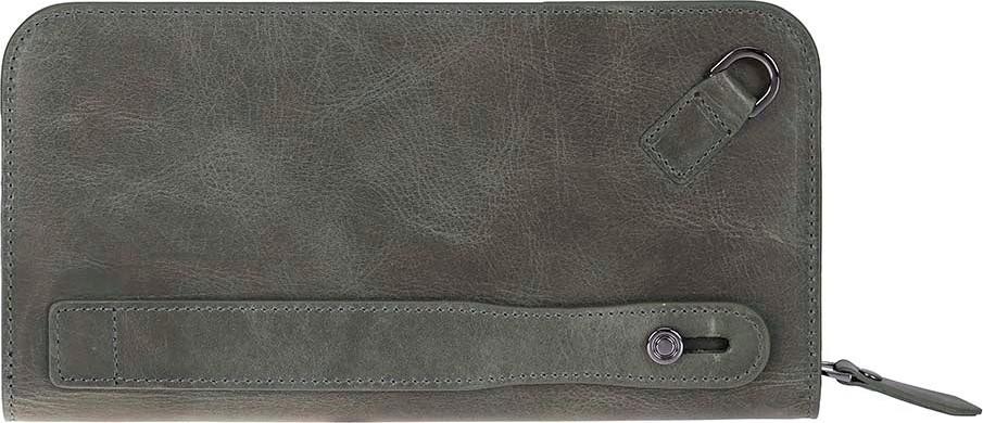 BloominBag Faron Forest Green Telefon Bölmeli Hakiki Deri Unisex Clutch Çanta görsel 3