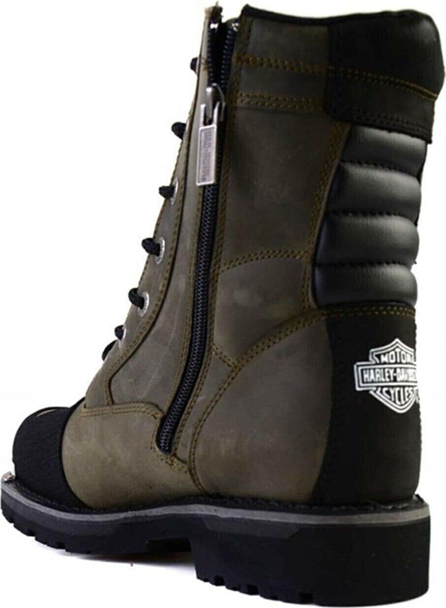 Harley Davidson 025M100552 Rıddıck Erkek Bot - HAKİ DERİ görsel 5