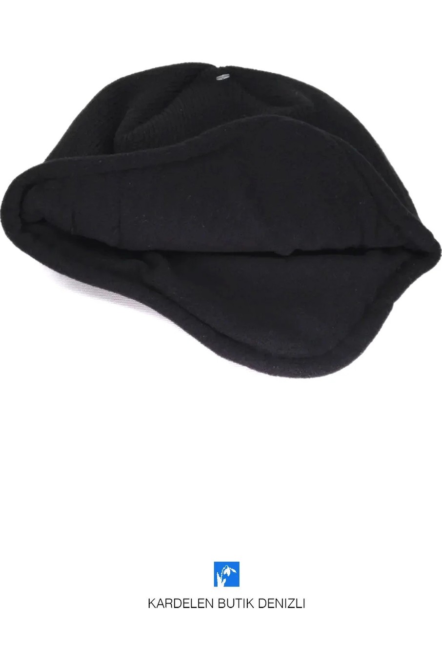 PIECE SIGNATURE Casual Içi Polarlı Kulaklı Akrilik Yün Bere ( Unisex ) görsel 2