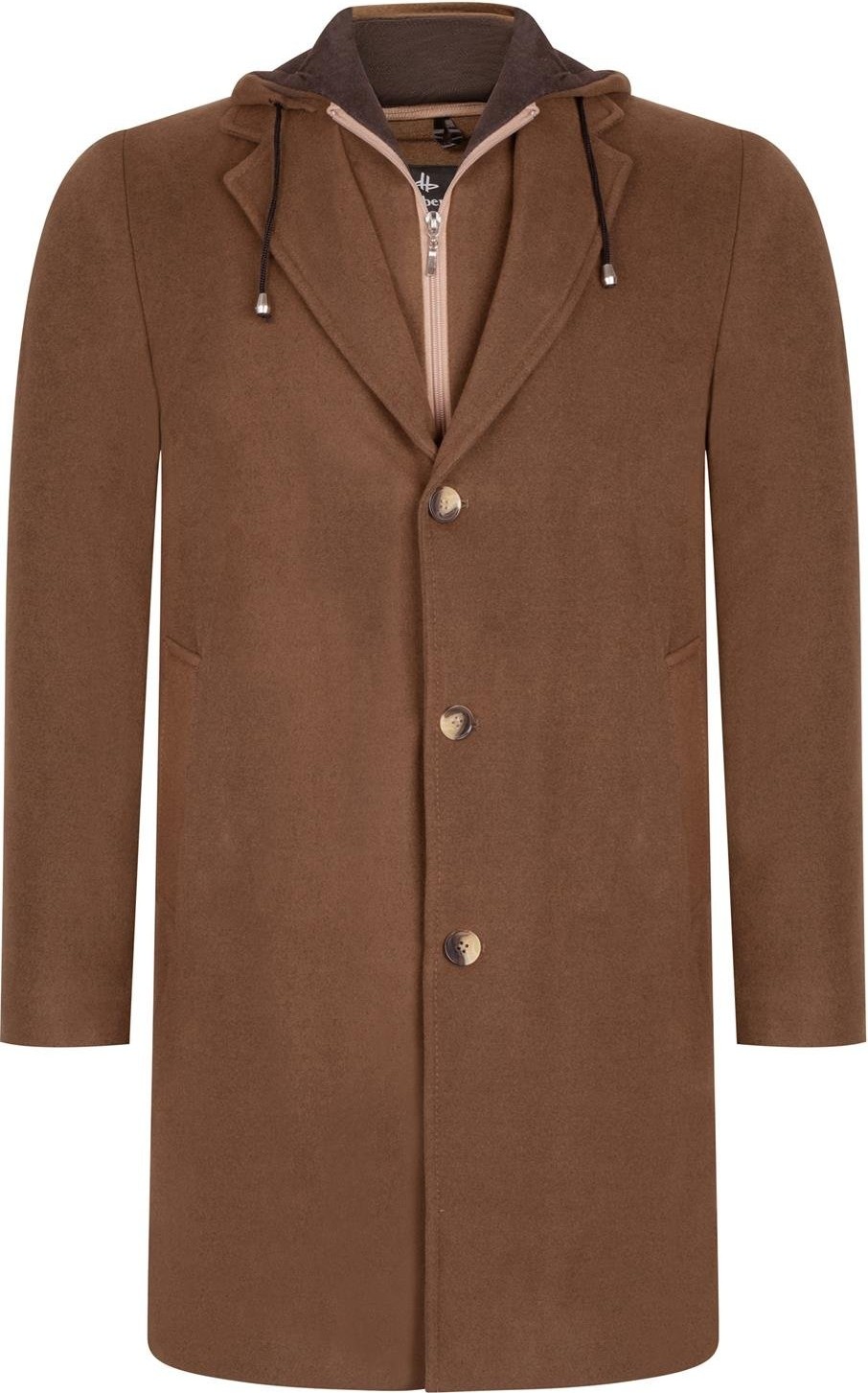 Dewberry PLT8376 Erkek Palto-Gri