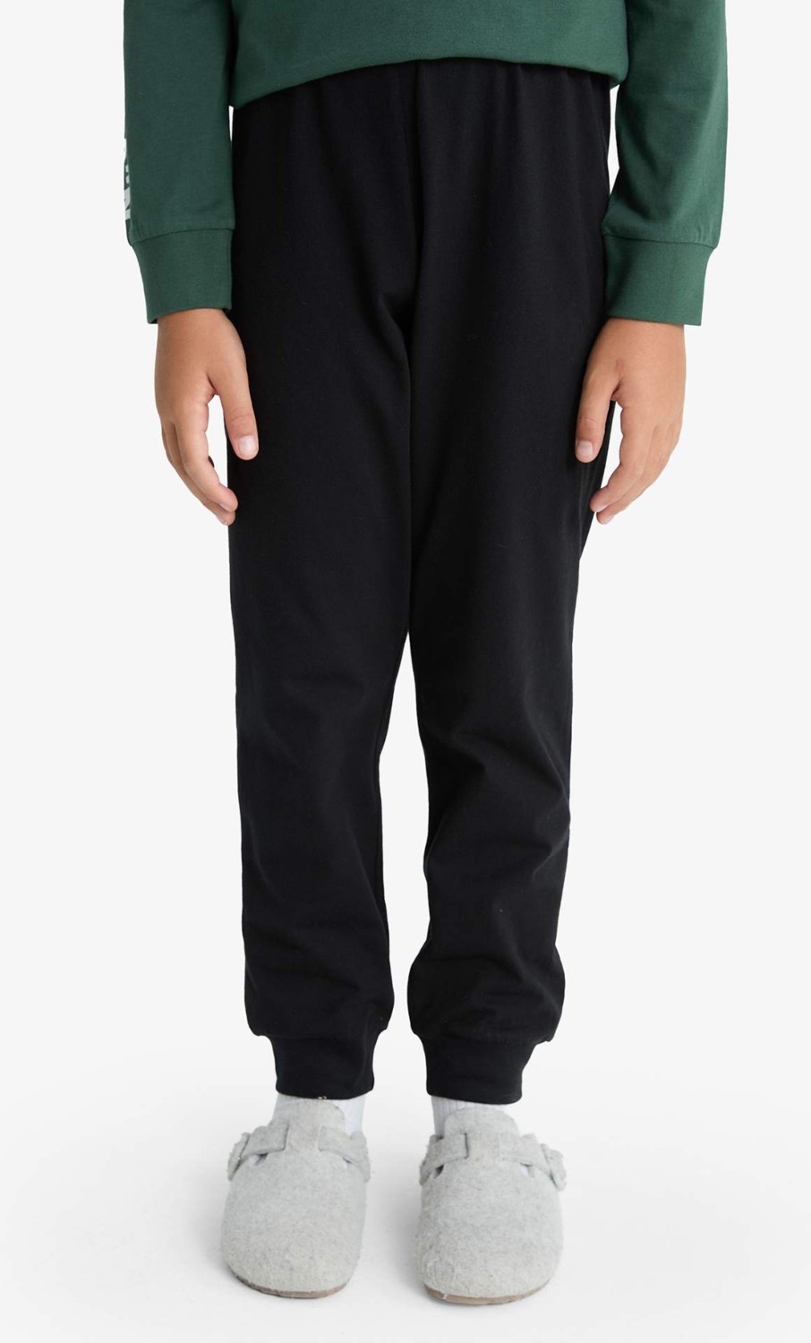 DeFacto %100 Pamuklu Baskılı Pijama Takımı Erkek Çocuk F3346A825WN görsel 6