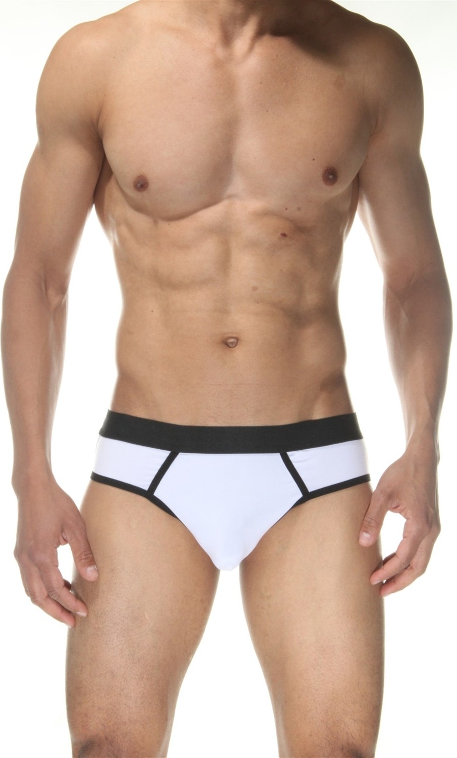 bebekokusu Beyaz Jockstrap Fantezi Iç Giyim