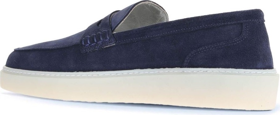 Bueno Shoes Lacivert Süet Erkek Loafer 07MA21774004 görsel 4