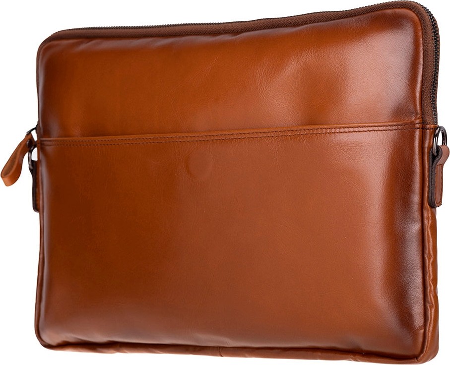 BloominBag Sılva Sandy Tan Hakiki Deri 16" Laptop & Tablet Askılı Kılıfı görsel 5