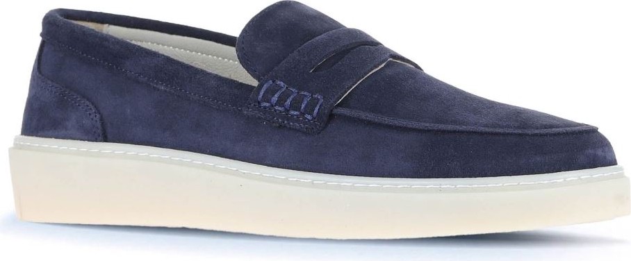 Bueno Shoes Lacivert Süet Erkek Loafer 07MA21774004 görsel 2