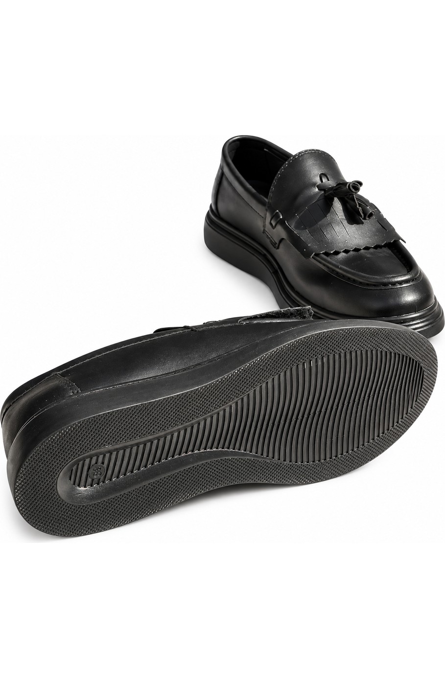 Yalçın Erkek Kalın Taban Püsküllü Kalın Taban Günlük Loafer Casual Ayakkabı görsel 3