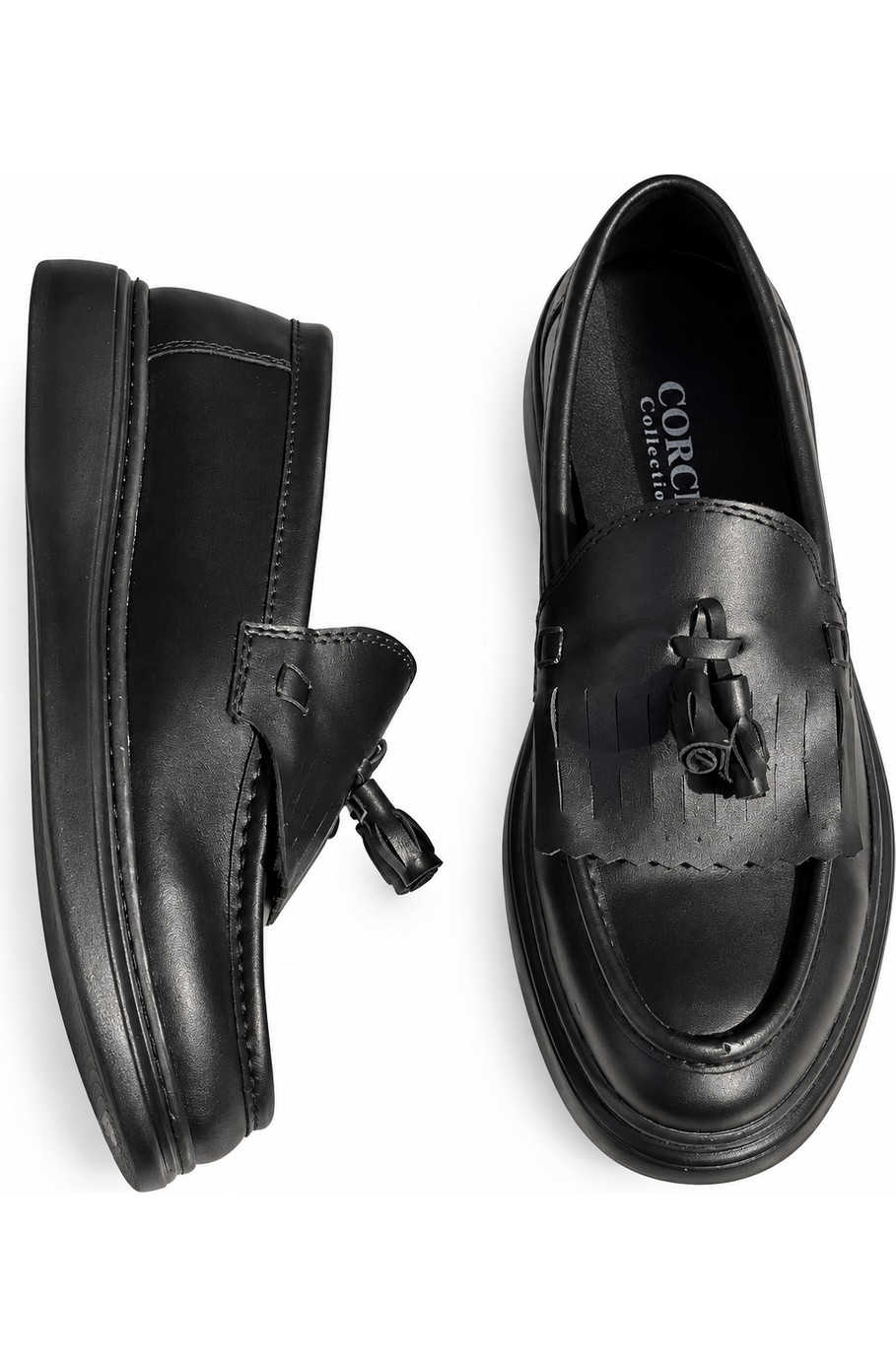 Yalçın Erkek Kalın Taban Püsküllü Kalın Taban Günlük Loafer Casual Ayakkabı görsel 5