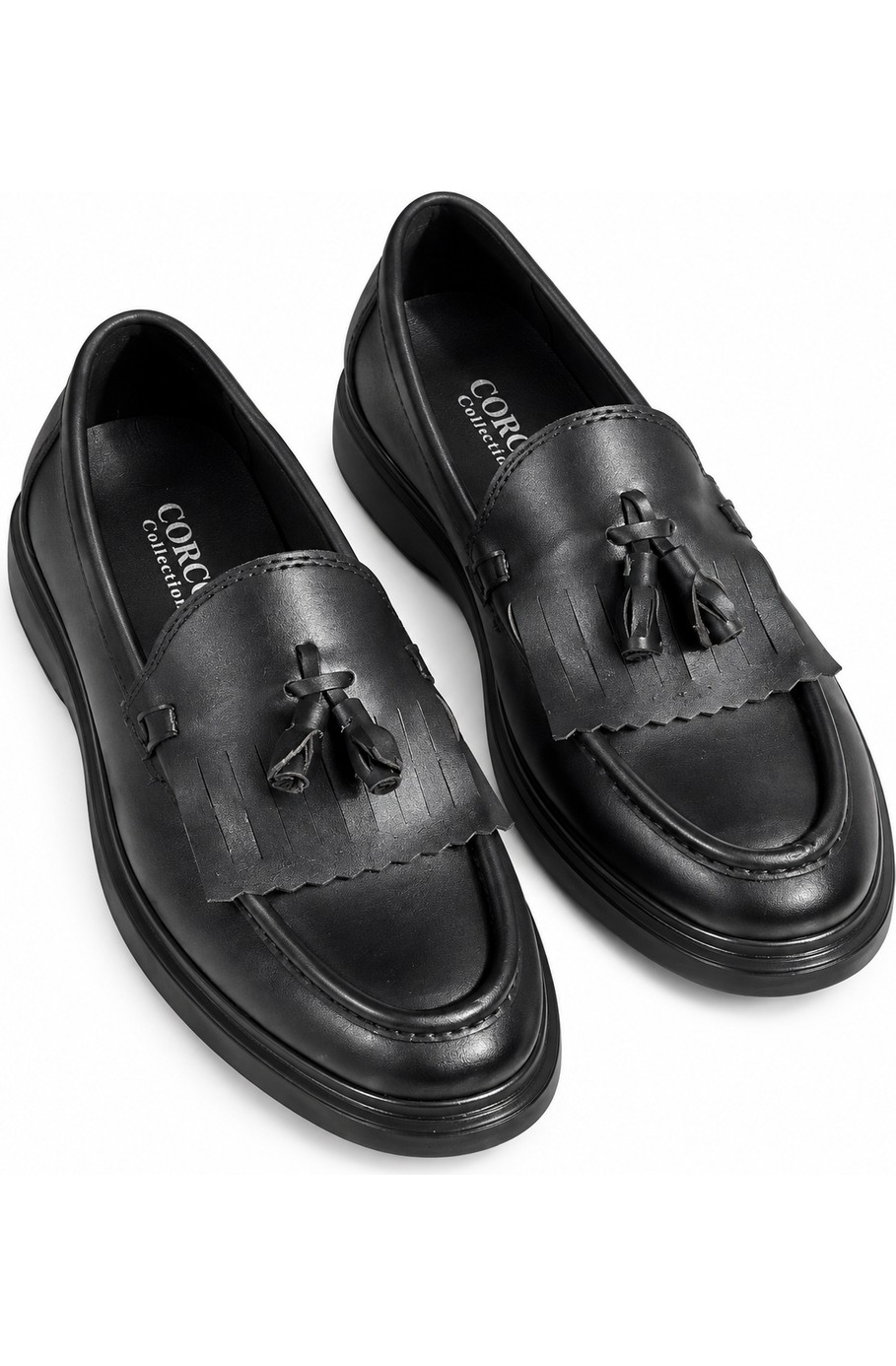 Yalçın Erkek Kalın Taban Püsküllü Kalın Taban Günlük Loafer Casual Ayakkabı görsel 6