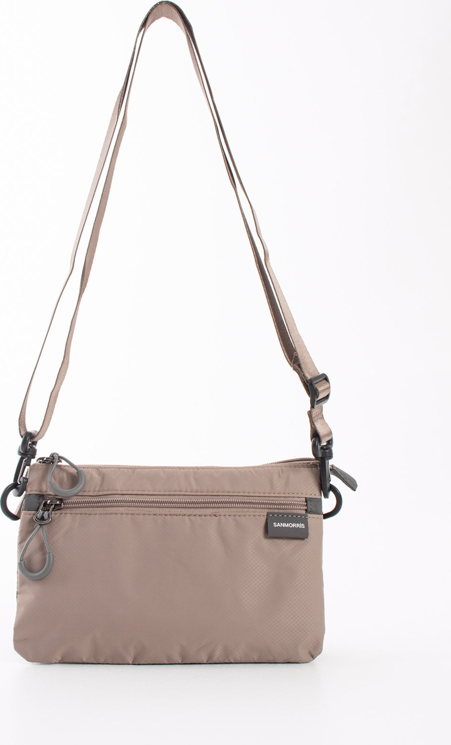 Sanmorris Unisex 7 Bölmeli Suya Dayanıklı Paraşüt Kumaş Fonksiyonel Çapraz Askılı Çanta