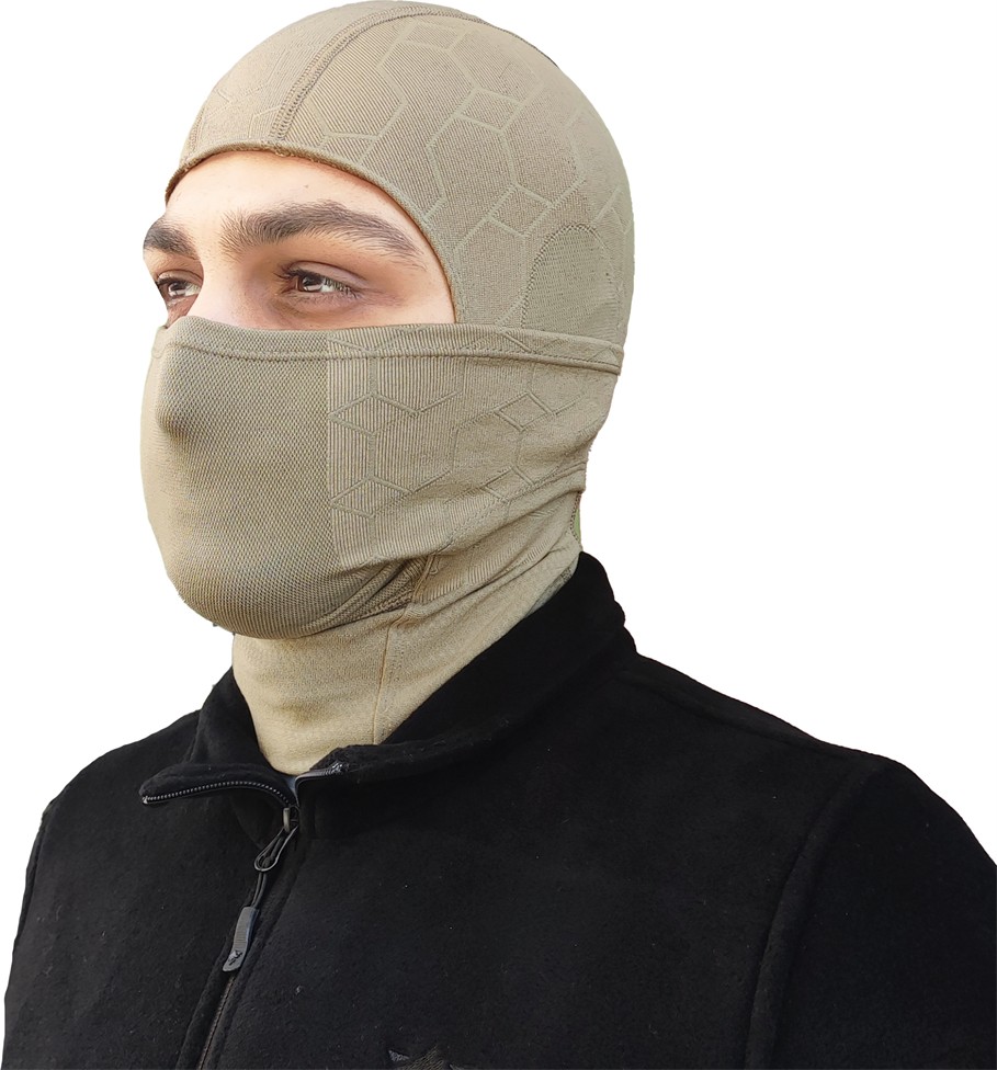 Wolftrap Tactical Kum Rengi Termal Rüzgar Geçirmez Balaklava Kar Maskesi görsel 5