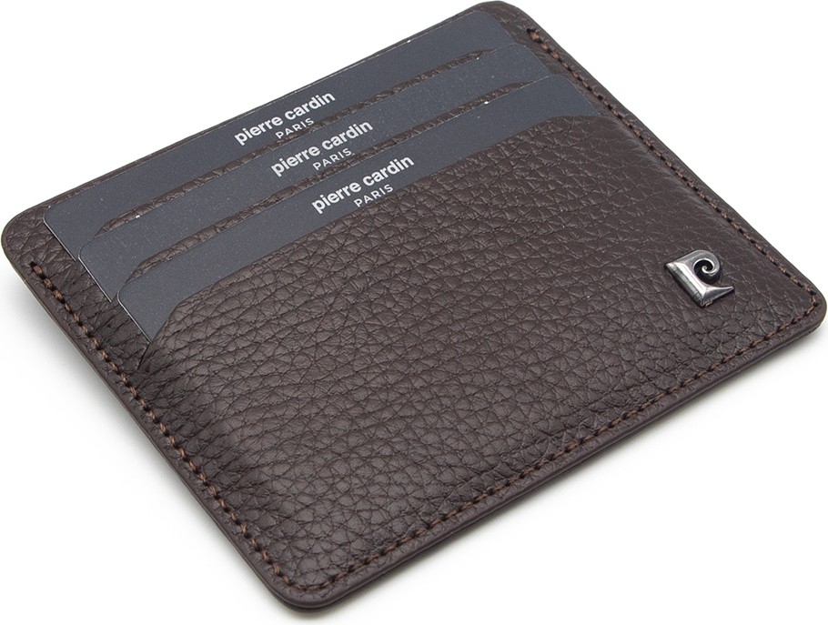 Pierre Cardin Kahve Floater Unisex Deri Kartlık 046A42